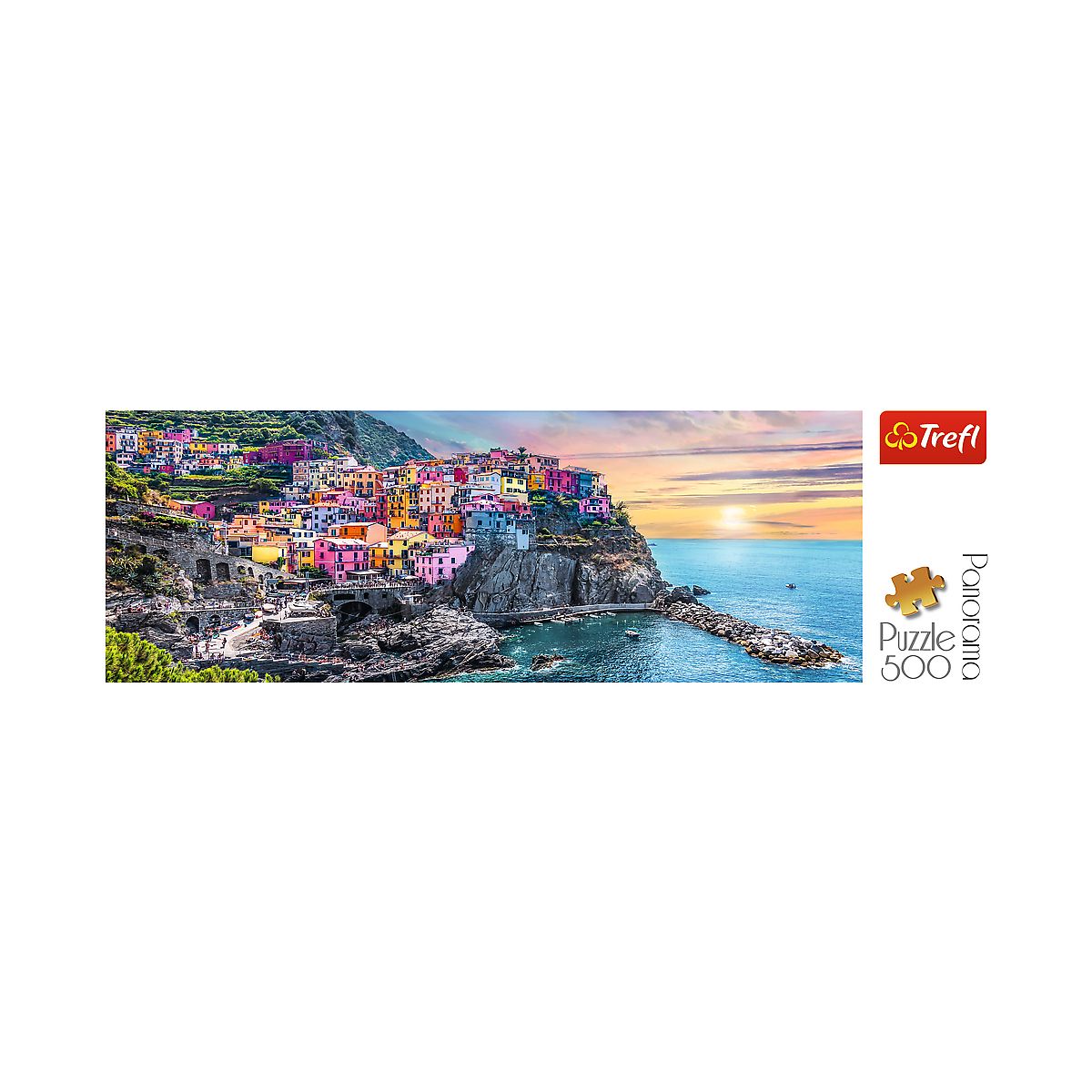 Puzzle Trefl Vernazza o zachodzie słońca, Włochy 500 el. (29516)