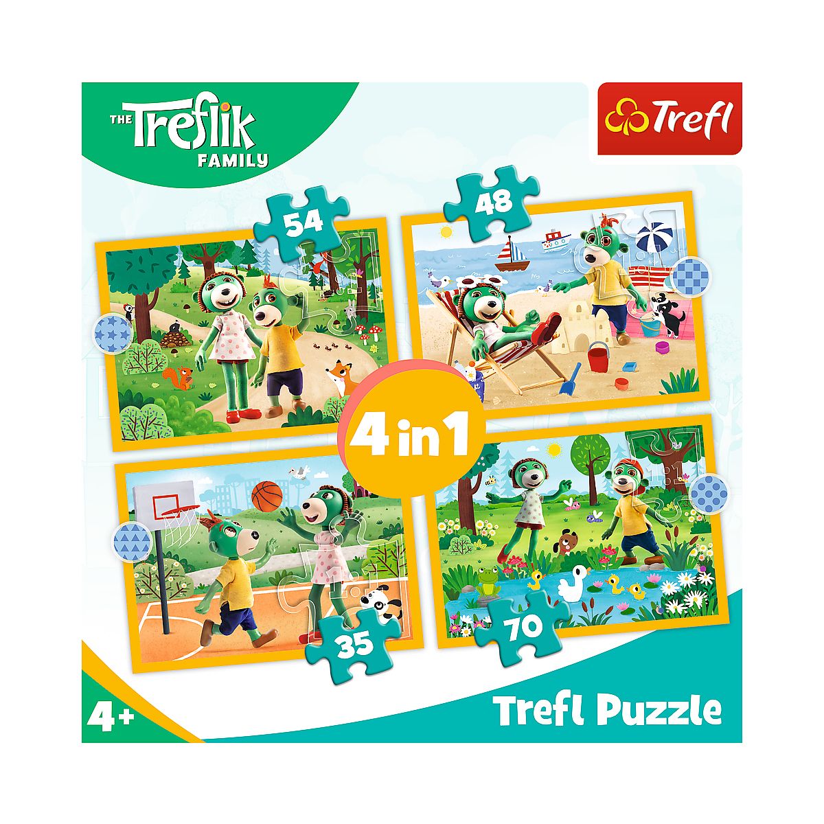 Puzzle Trefl Trefliki na wakacjach (34623)