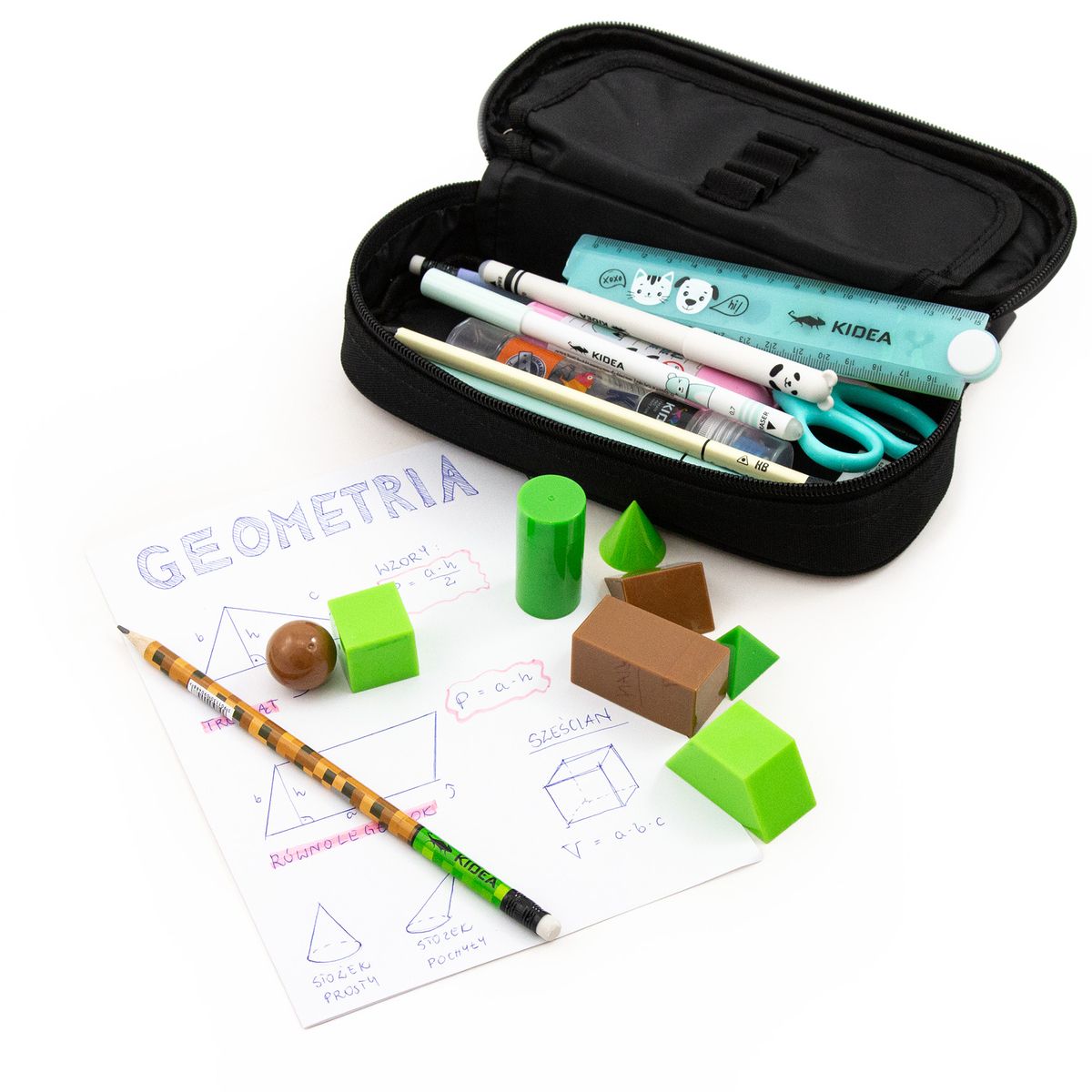 Figurka Kidea Figury geometryczne (M3DFGBKA)