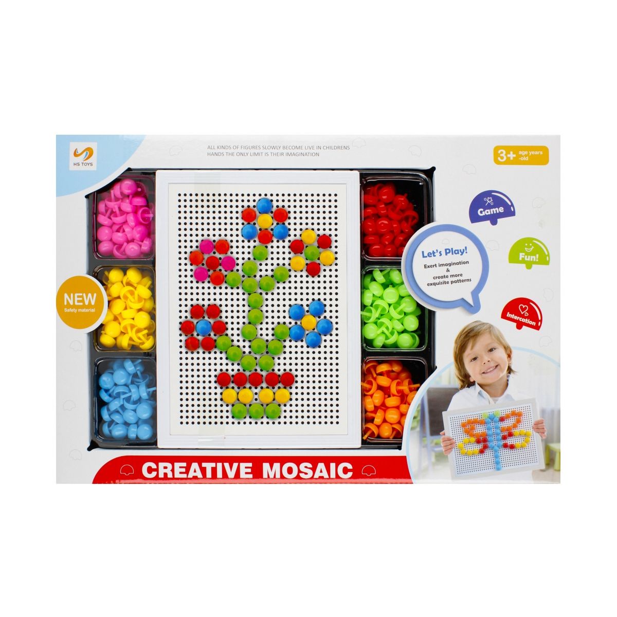 Mozaika guziczkowa 300el. Mega Creative (460027)