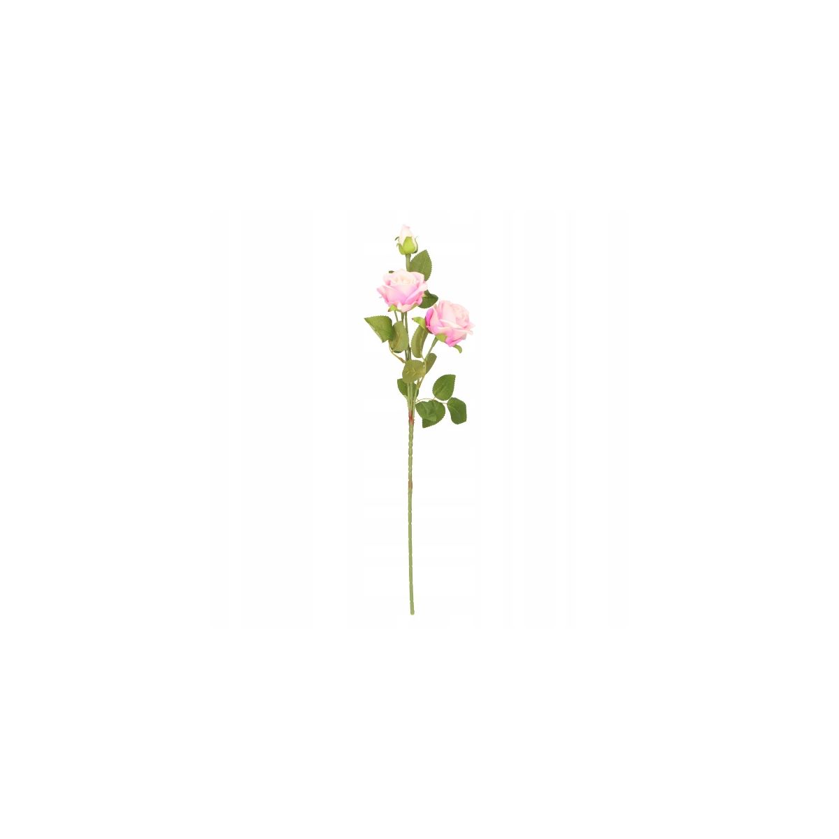 Kwiaty róża 3 szt. 60cm różowa Home And Garden (0979)