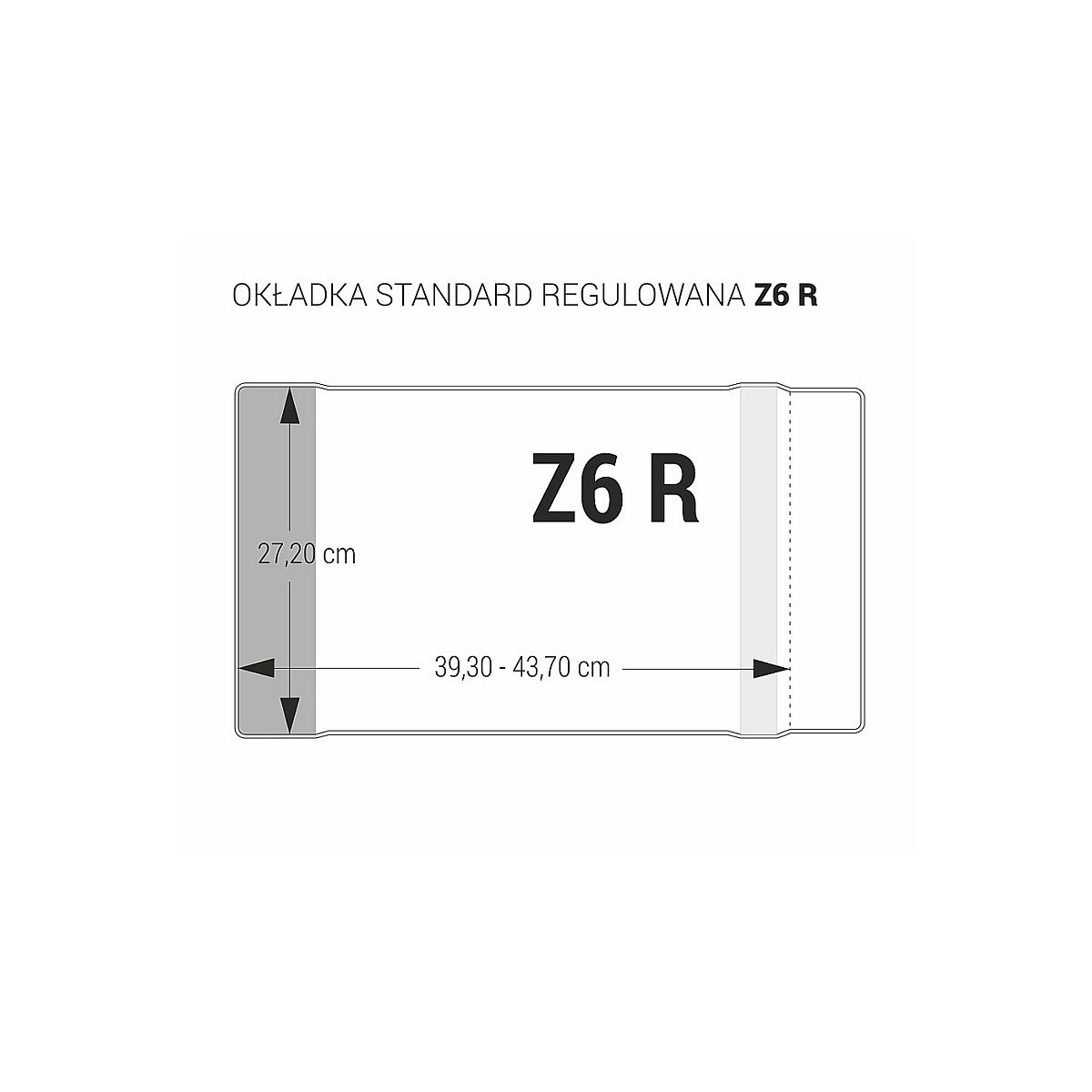 Okładka Biurfol Z6R [mm:] 272x393-437 (OZK-40)