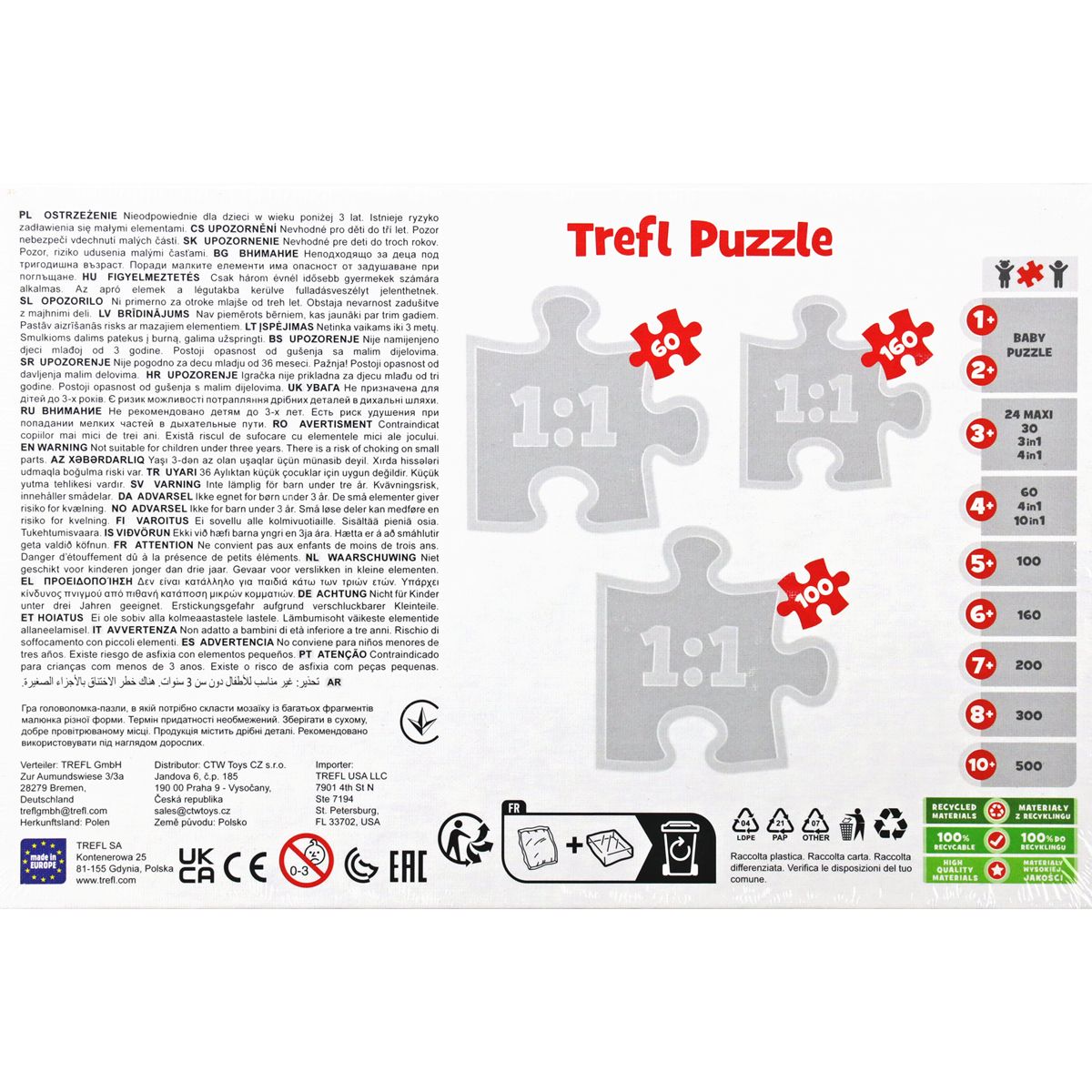 Puzzle Trefl Psi Patrol Przygody Bohaterów Miasta 60 el. (17385)