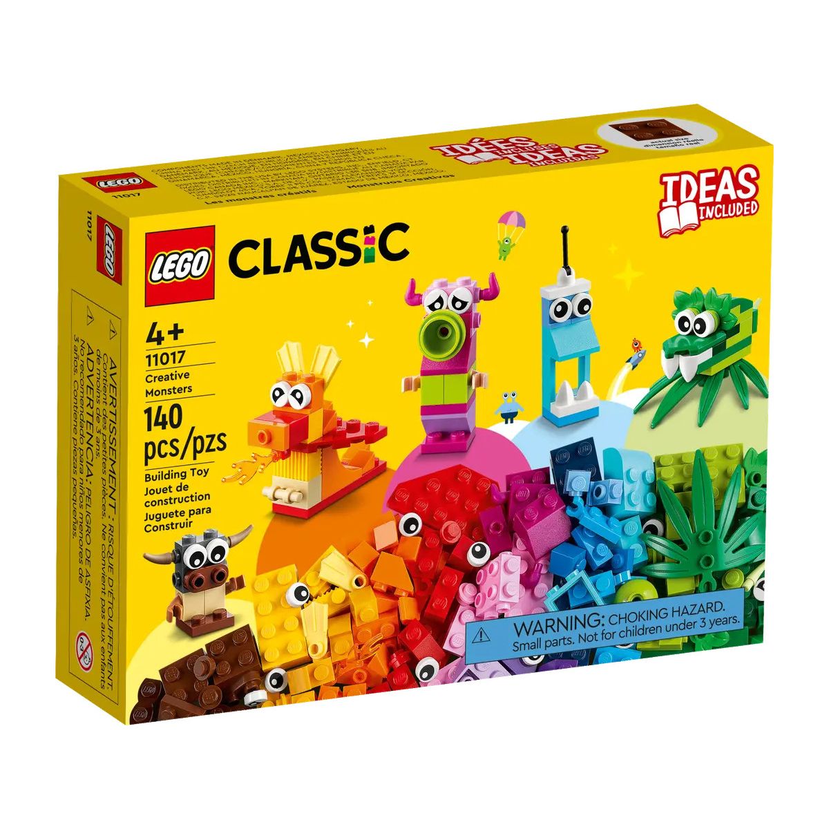 Klocki konstrukcyjne Lego Classic Kreatywne potwory (11017)