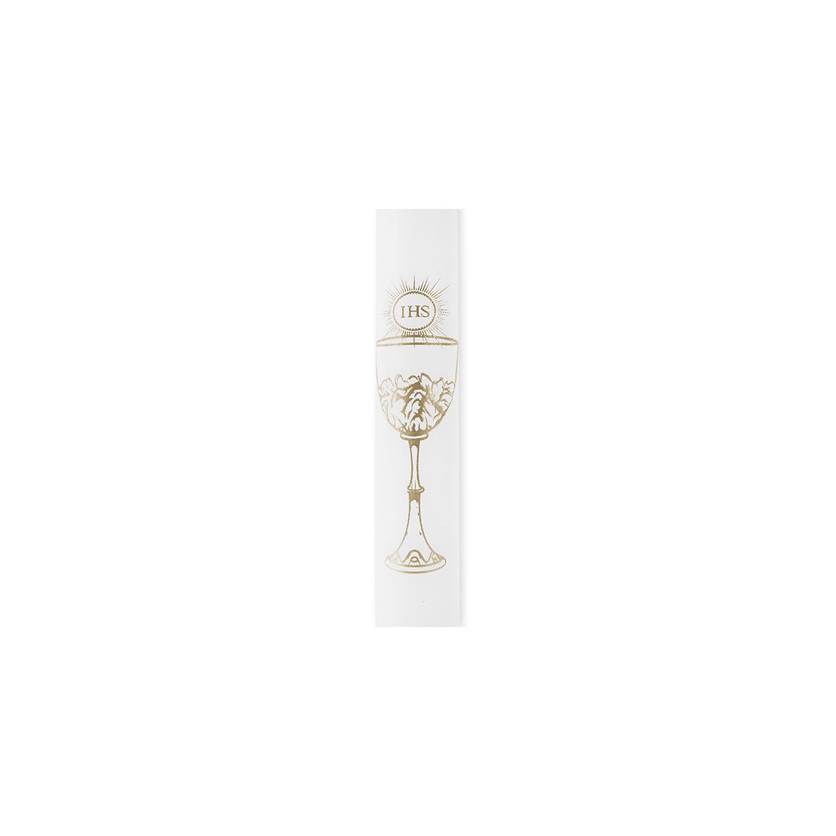 Świeca komunijne, biały, 29cm biały Partydeco (SWIEKO1-008)