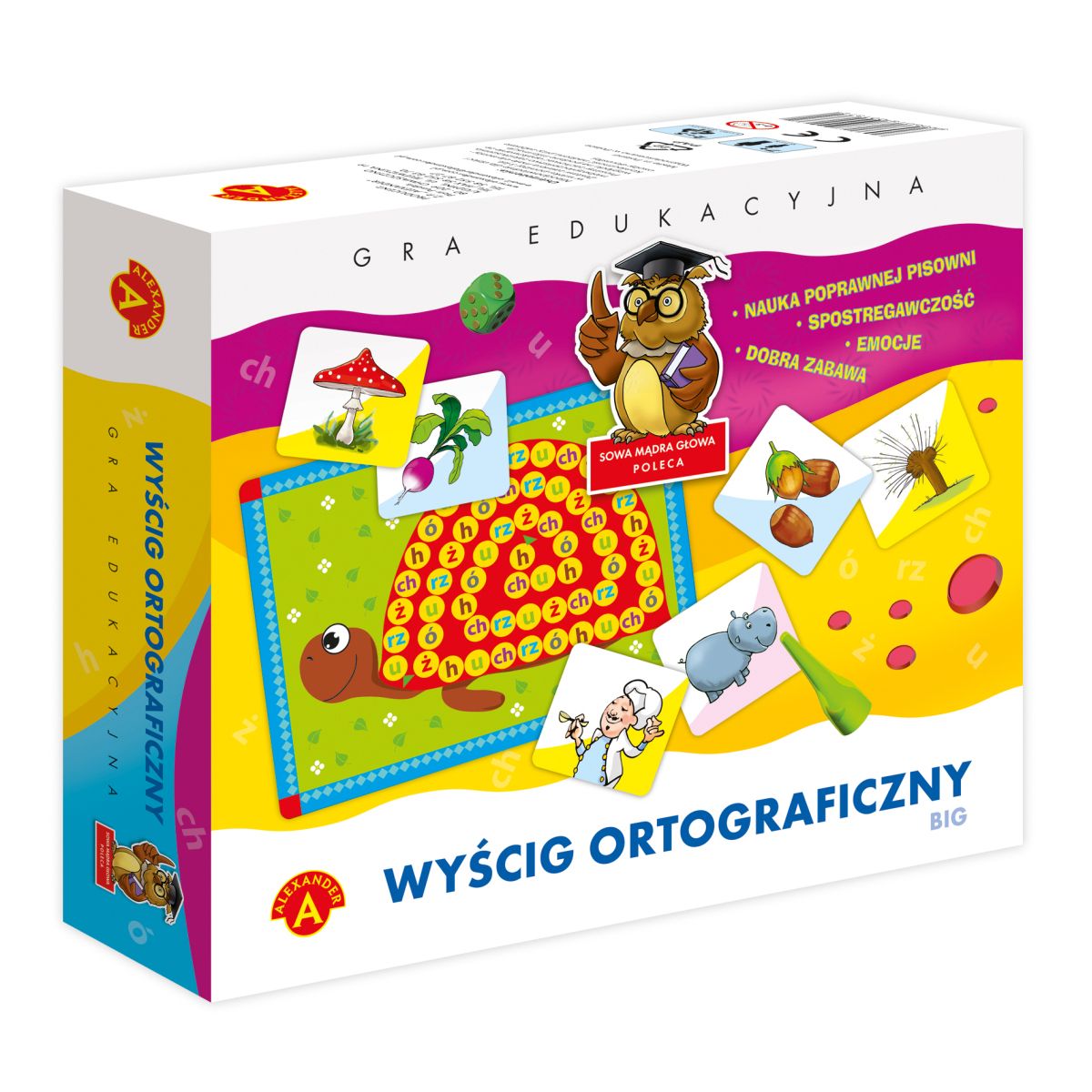 Gra planszowa Wyścig ortograficzny Big Alexander (0722)