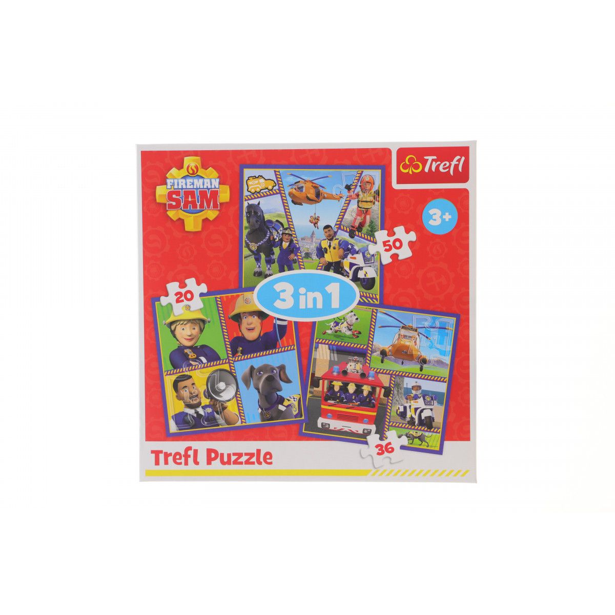 Puzzle Trefl Strażak Sam 3w1 el. (34868)