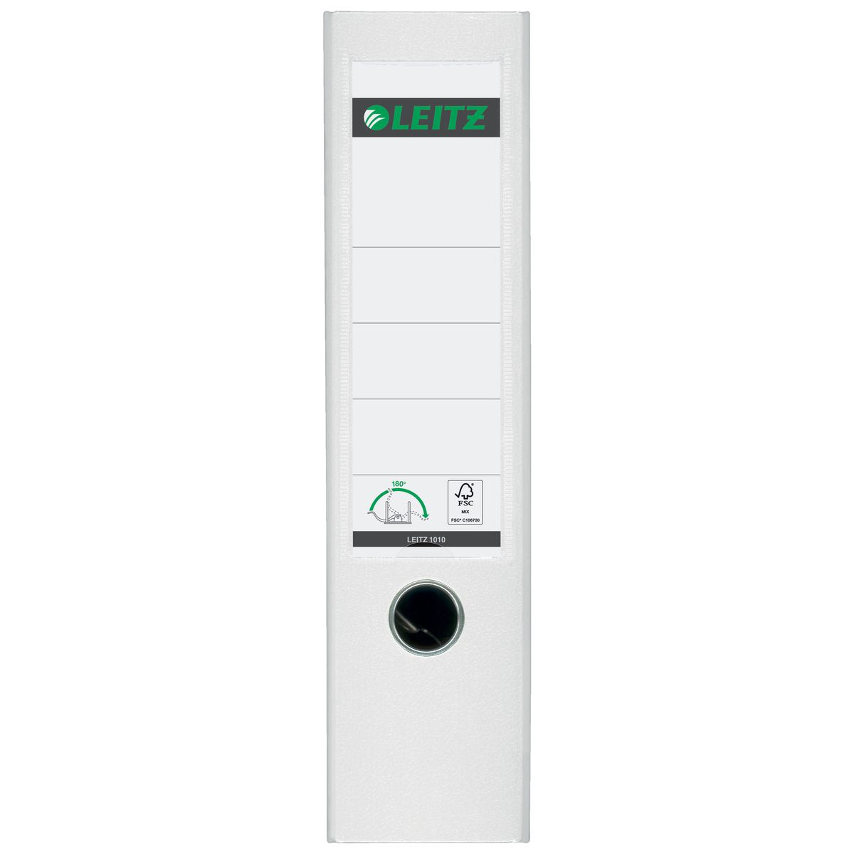 Segregator dźwigniowy Leitz A4 80mm biały (10105001)