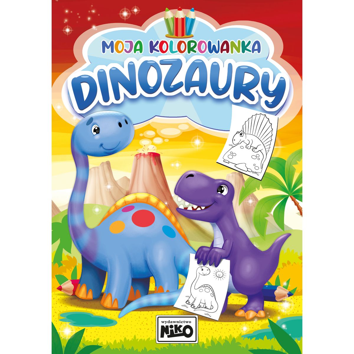 Książeczka edukacyjna Niko dinozaury