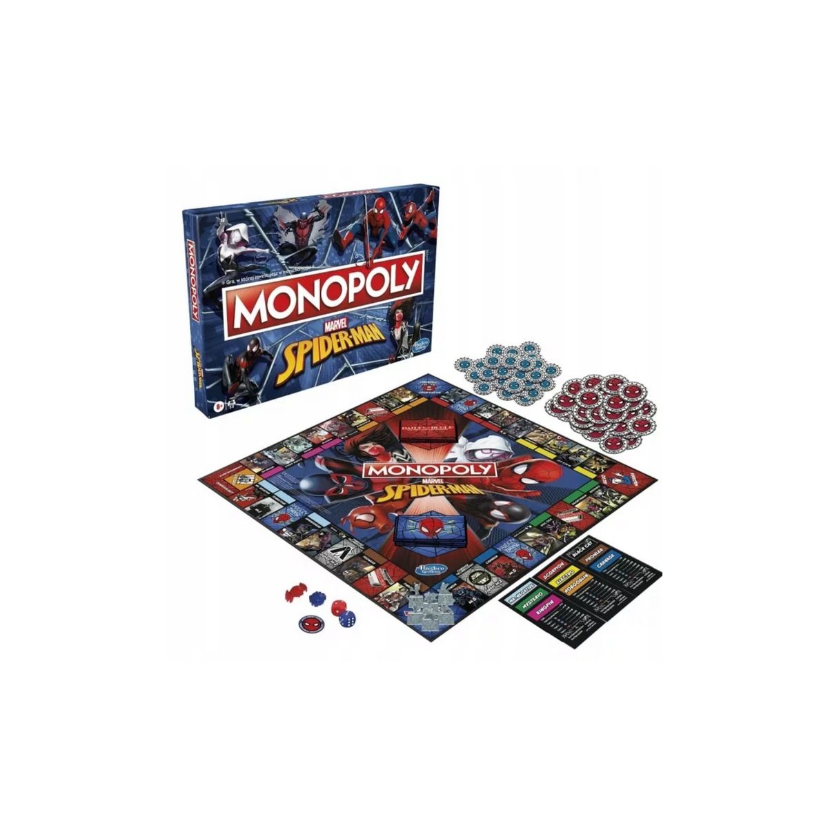 Gra planszowa Hasbro Monopoly Spider Man (F3968)