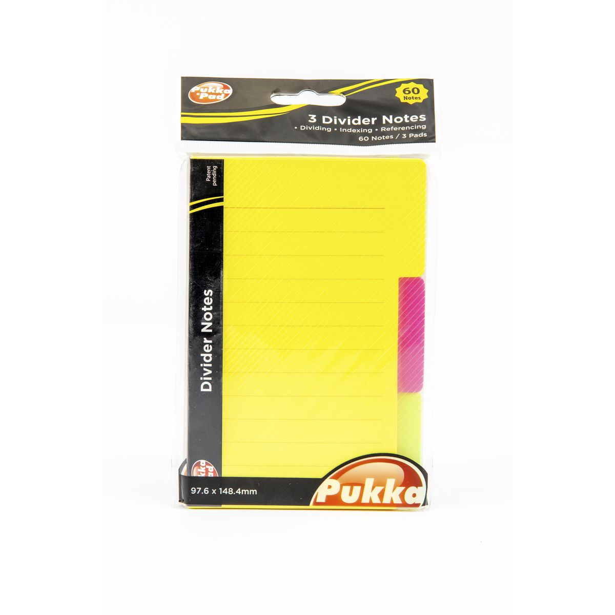 Notes samoprzylepny Pukka Pad 3 rozmiary 60k [mm:] (mix)x(mix) (6713-NTS)