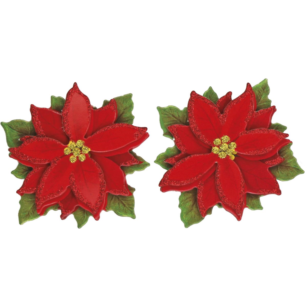 Naklejka (nalepka) Craft-Fun Series papierowa 3D poinsecje Titanum (25YQ0513-9)