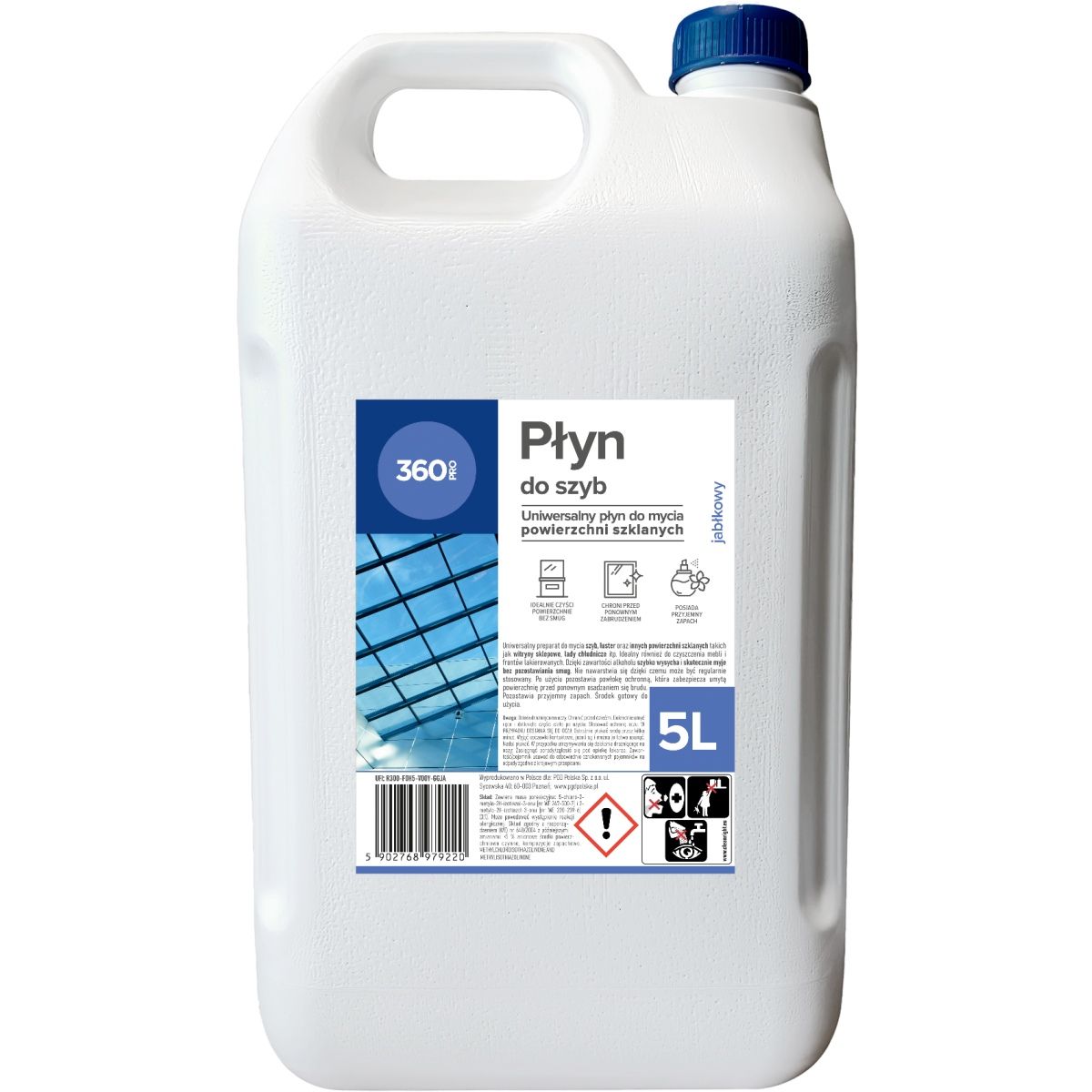 Płyn do mycia szyb 5000ml 360 Pro