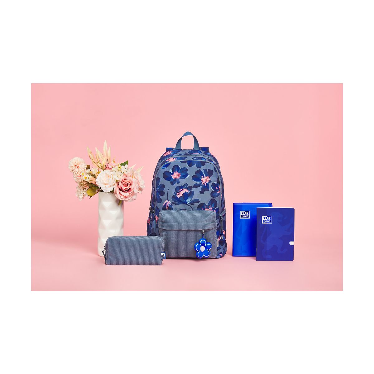 Plecak Oxford Bloom niebieski (400196447)