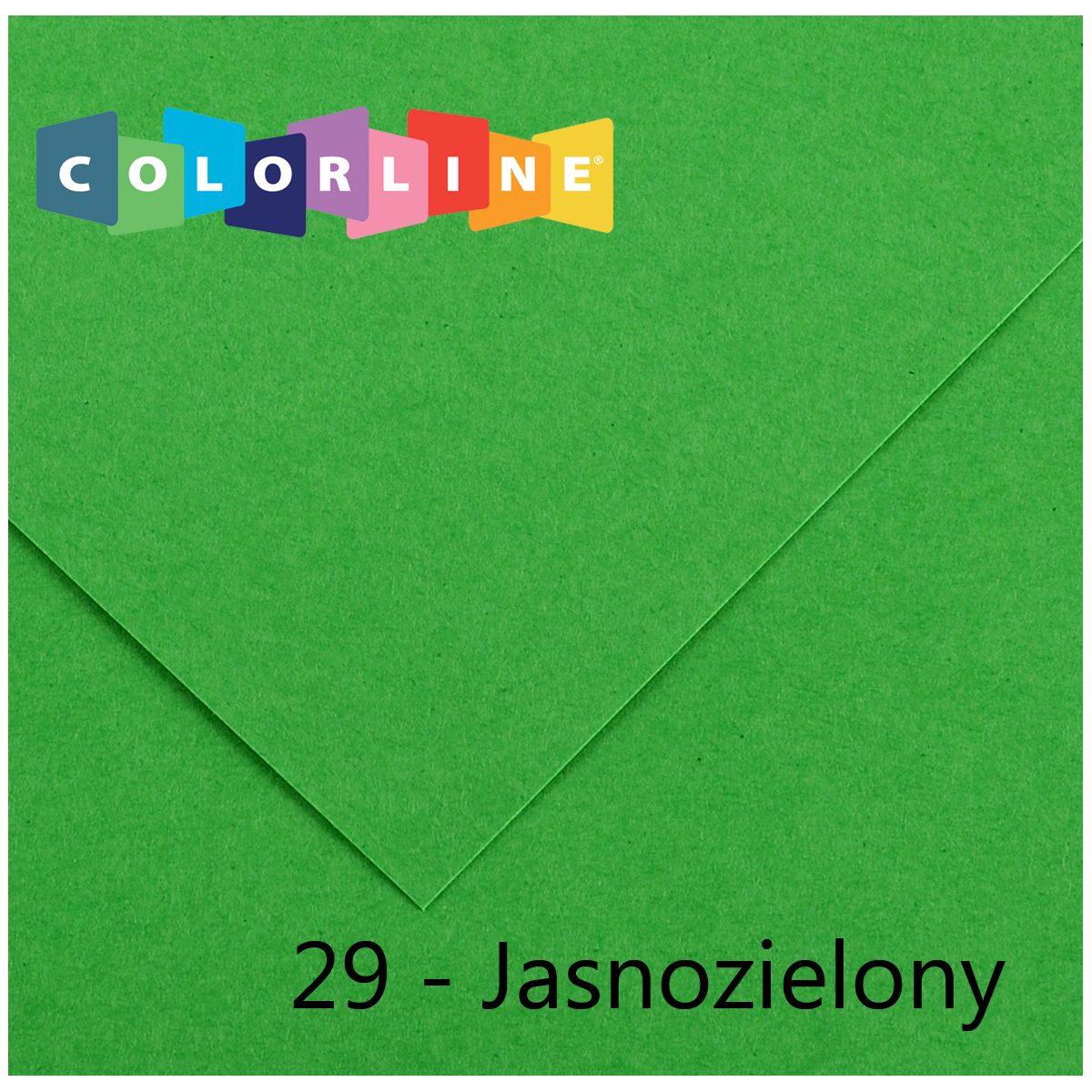 Brystol Canson Colorline 29 zielony jasny 150g 10k [mm:] 500x650 (200041405)