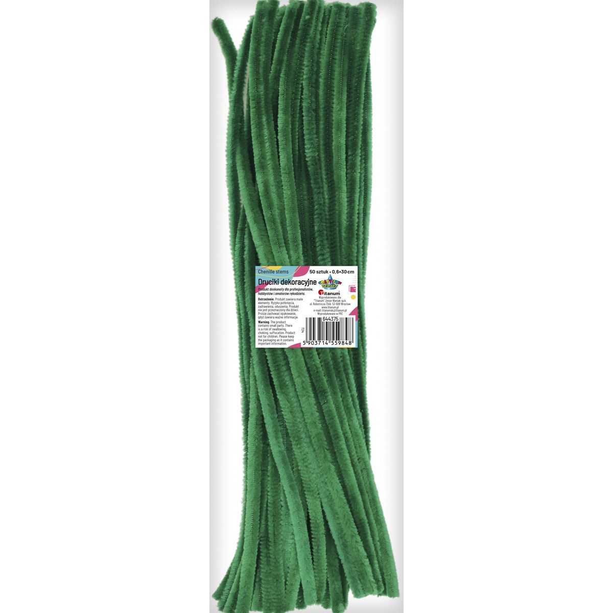 Drucik Craft-Fun Series kreatywny kolor: zielony ciemny 300mm 50 szt Titanum (T24)