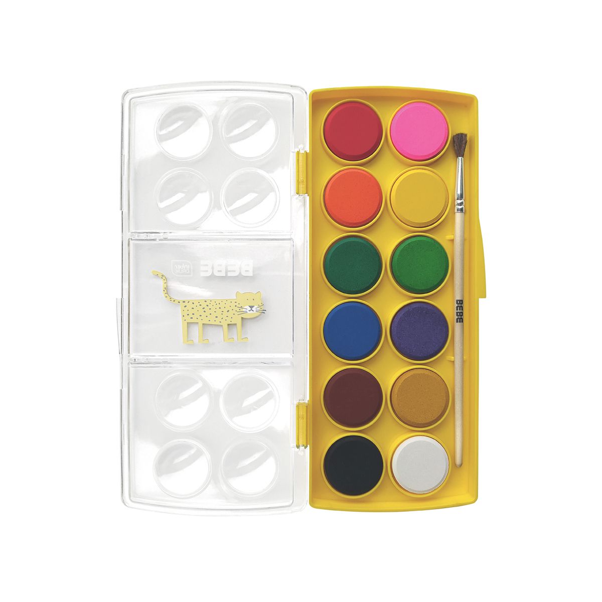 Farby akwarelowe BB KIDS 12 kolor. Bebe
