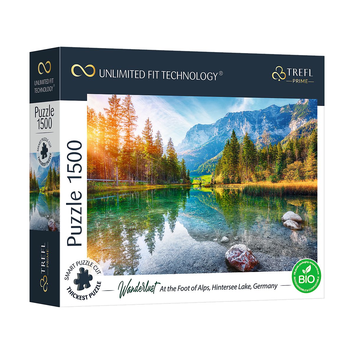 Puzzle Trefl UFT Wanderlust: At the Foot of Alps, Hintersee Lake, Germany 1500 el. (26193)
