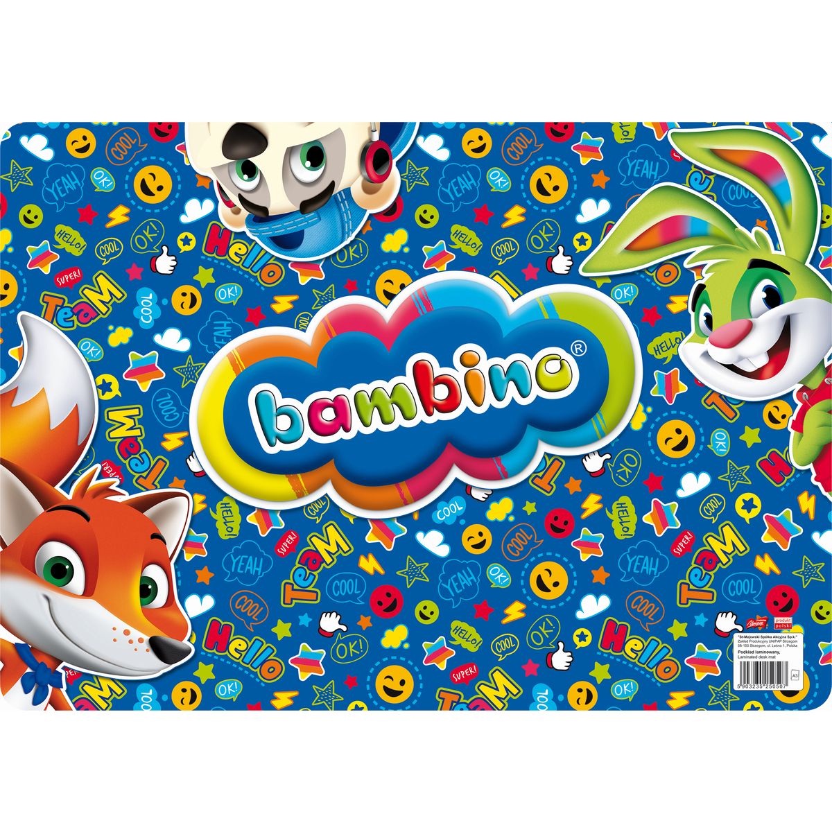 Podkład na biurko mix tektura pokryta folią Unipap