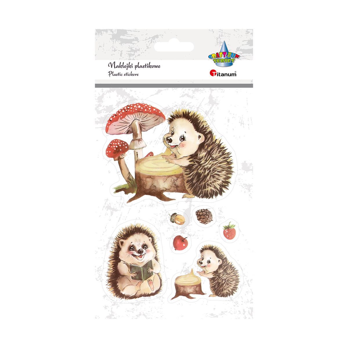 Naklejka (nalepka) Craft-Fun Series jeże Titanum (24CYD1104-1)