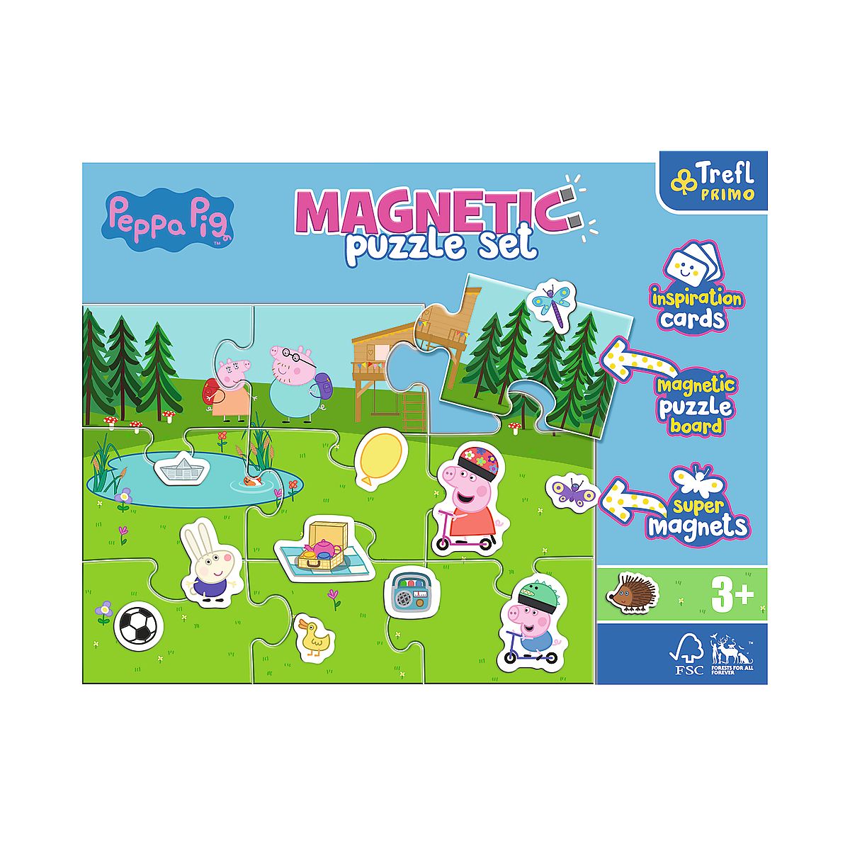 Puzzle Trefl świnka Peppa Magnetyczne Zabawy Peppy (93164)