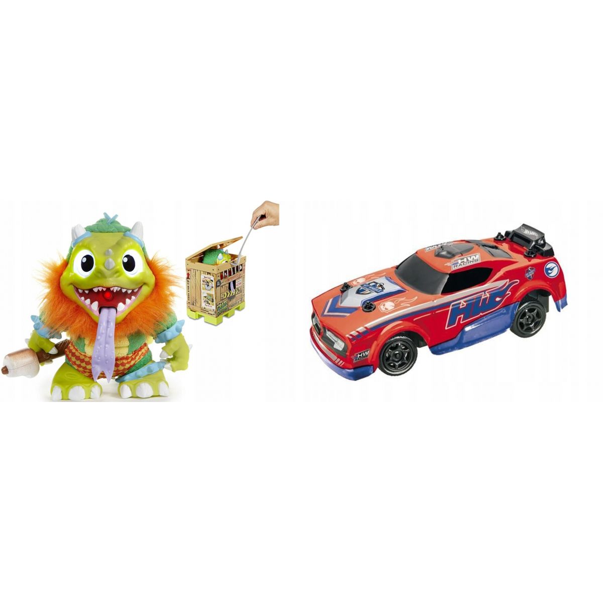 Pakiet PROMOCJA pojazd R/C Hw + figurka creature MGA (497278+395751)