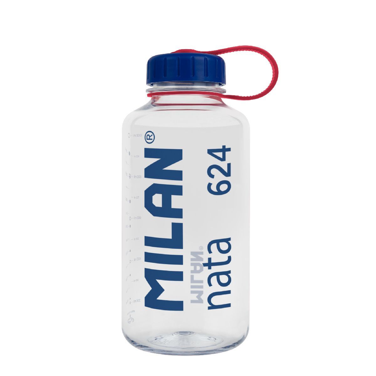 Bidon Milan Butelka z tritanu Nata przezroczysta 1000ml (644034NT)