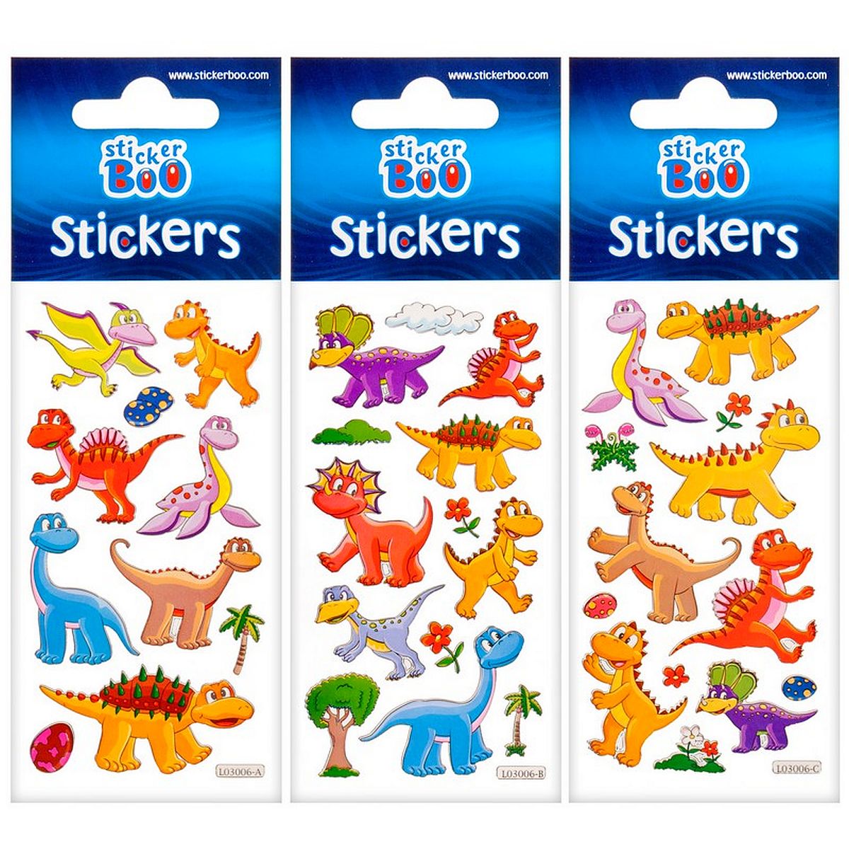 Naklejka (nalepka) Stickerboo dinozaur (382532)