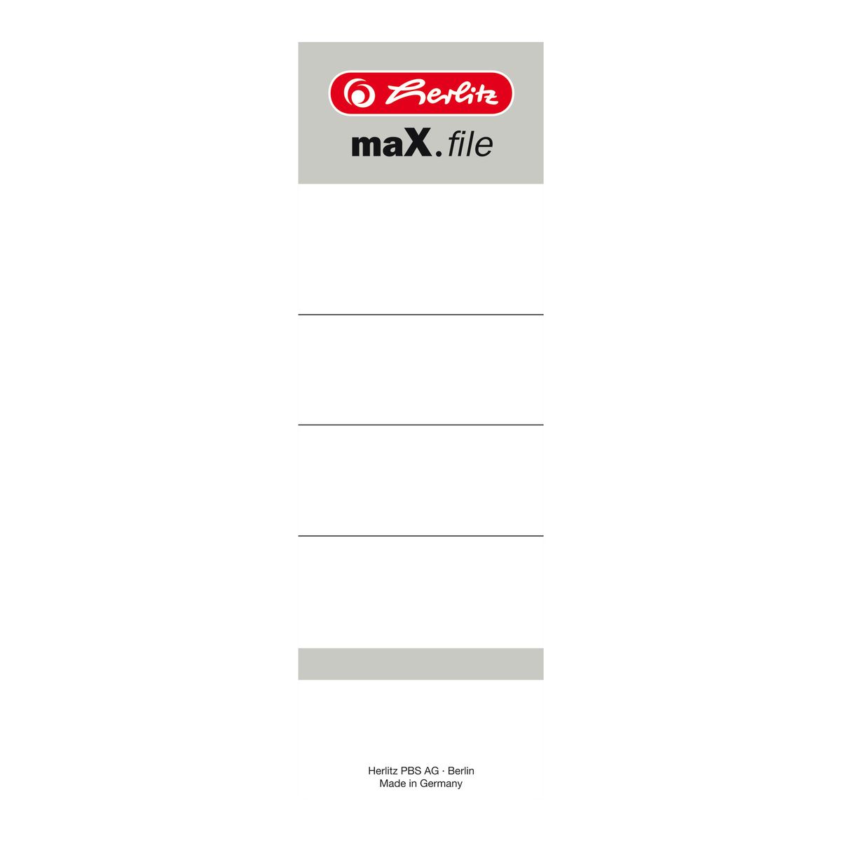 Etykiety opisowe do segregatora Herlitz 5966106 [mm:] 80 (300007322)