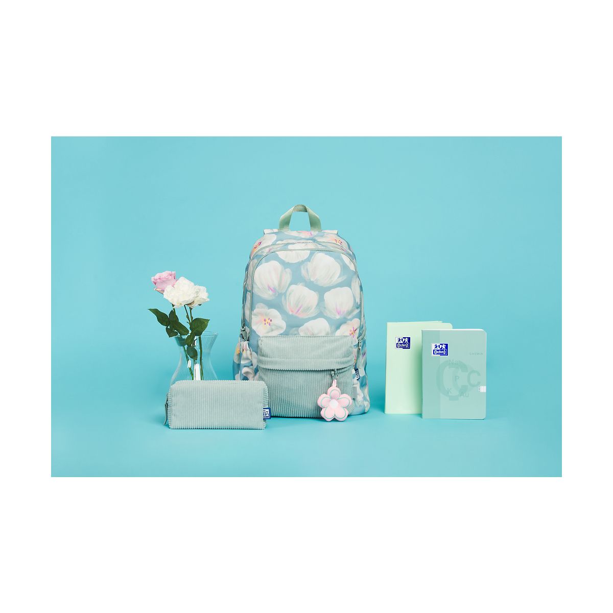 Plecak Oxford Bloom miętowy (400196449)