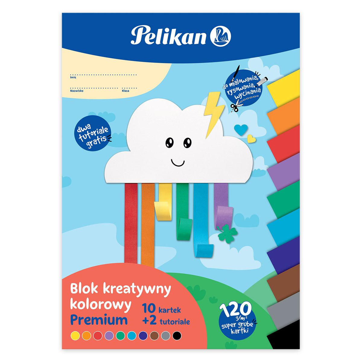 Blok rysunkowy Pelikan kreatywny premium A4 mix (9589011)