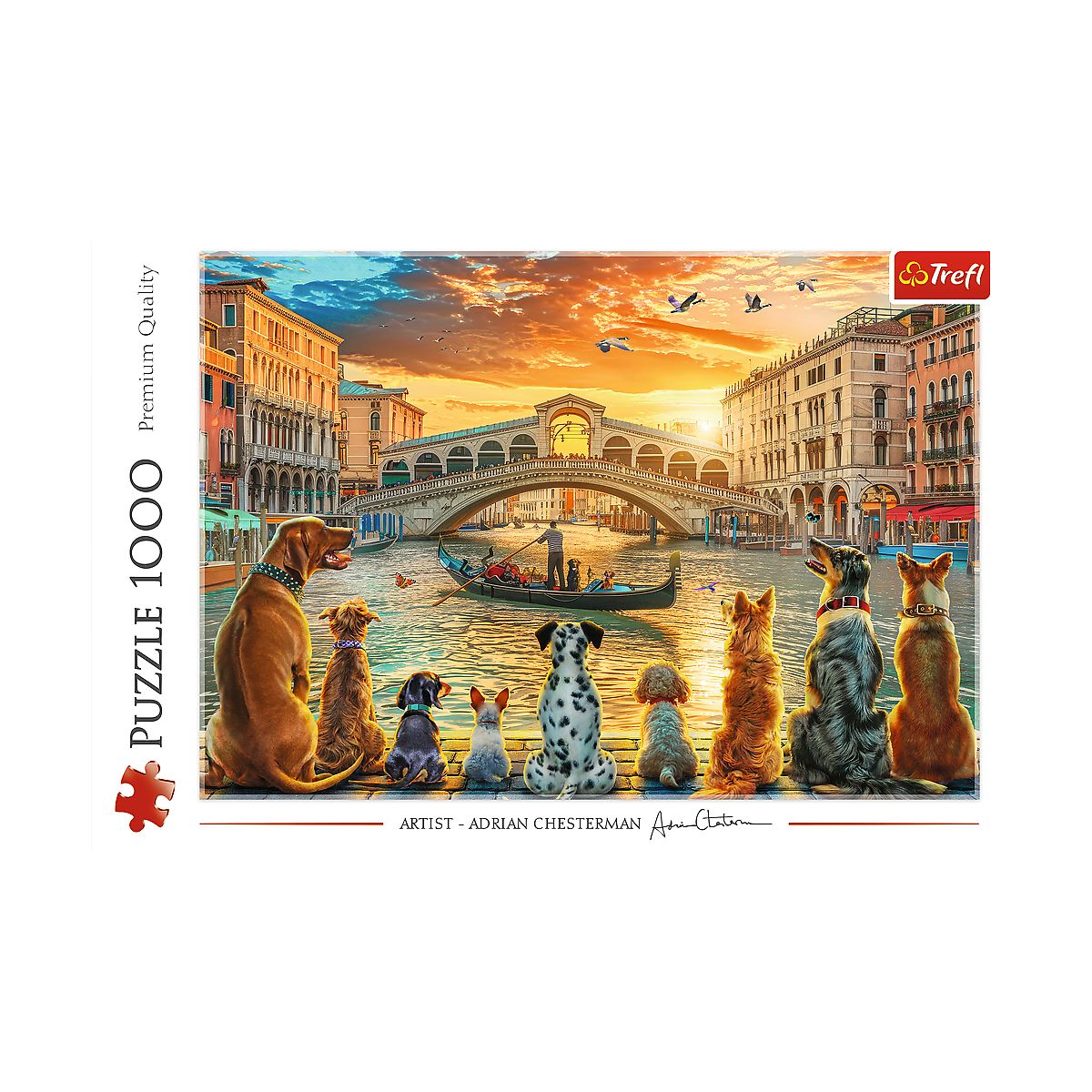 Puzzle Pieski w Wenwcji 1000 el. Trefl (10944)