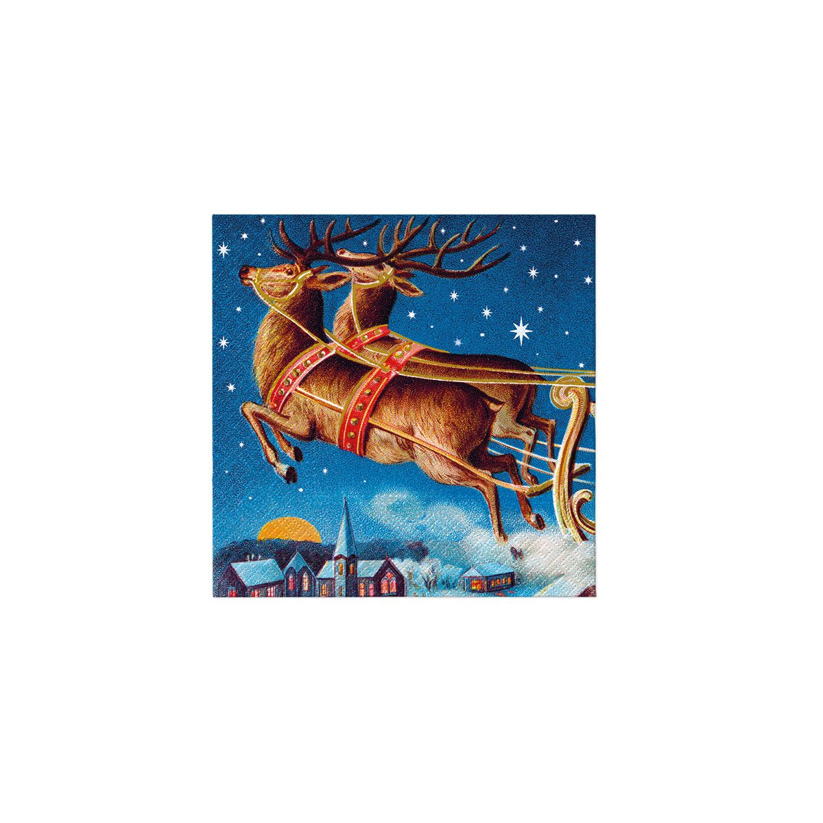 Serwetki Paw BN Santa Claus on a sleigh mix nadruk bibuła [mm:] 330x330 (TL234000)