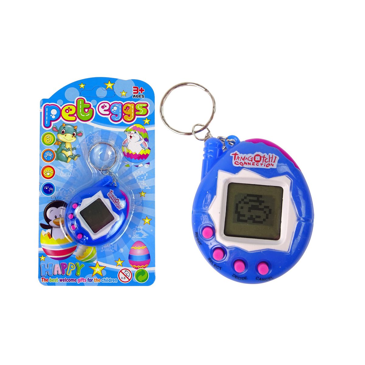 Gra elektroniczna Lean Tamagotchi niebieskie (12680)