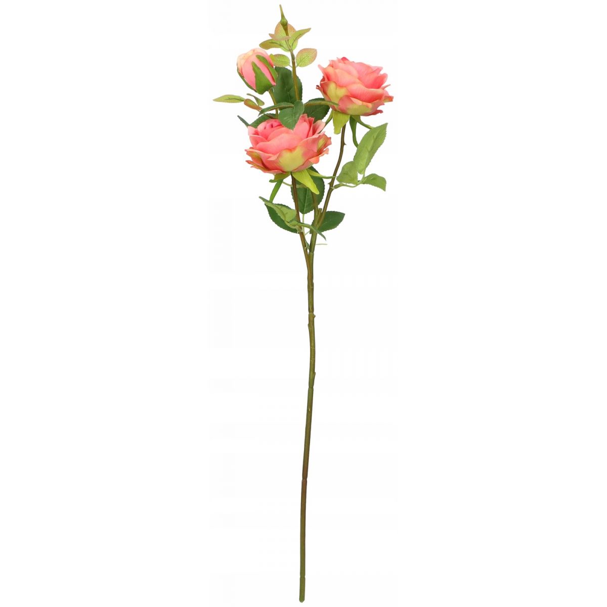 Kwiaty róża 3 szt. 67cm czerwona Home And Garden (6768)