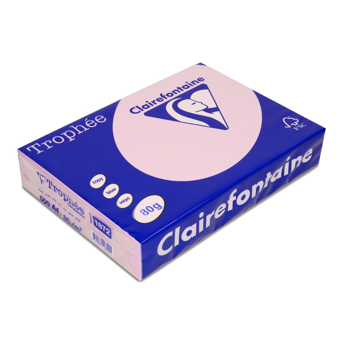 Papier kolorowy A4 liliowy 500k. 80g Trophee (xca41872)