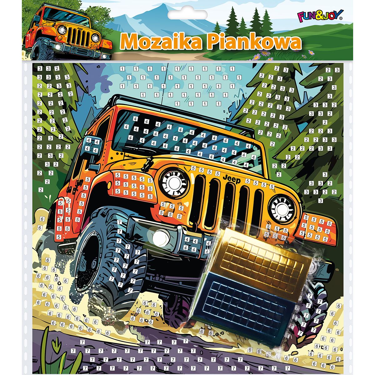 Mozaika auto terenowe Fun&Joy