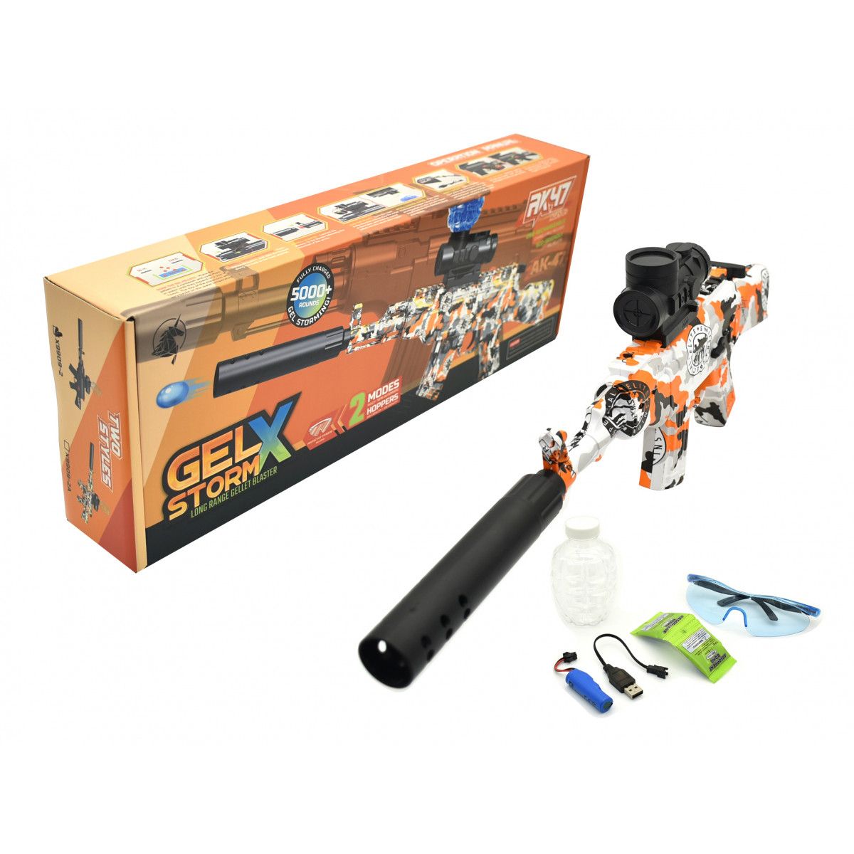 Karabin Lean AK 47 na kulki wodne (24371)