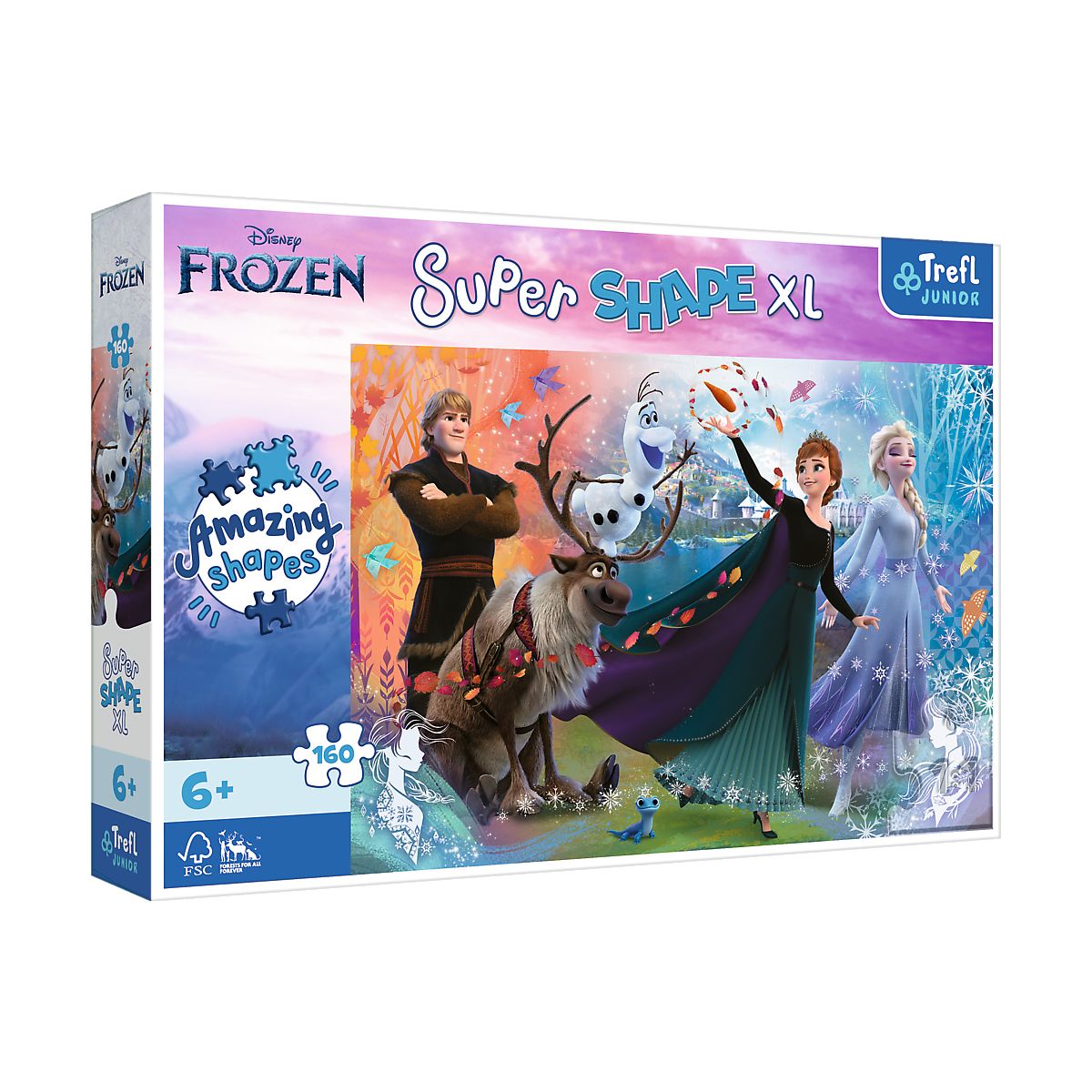 Puzzle Trefl Frozen XL Odkryj świat 160 el. (50022)