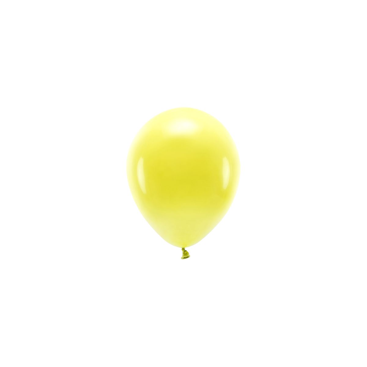 Balon gumowy Partydeco Pastel Eco Balloons żółty 260mm (ECO26P-084)