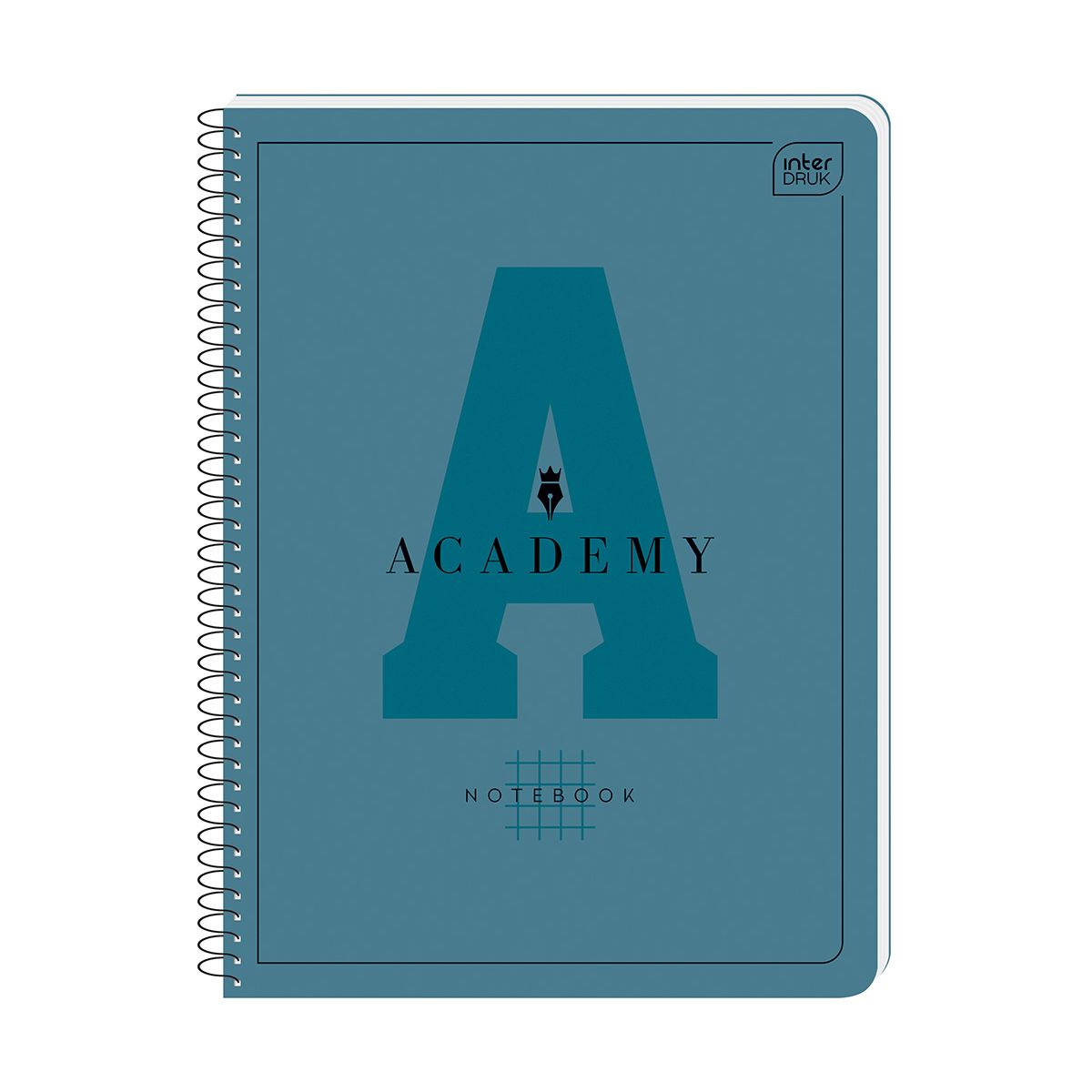 Kołozeszyt (kołonotatnik) Interdruk ACADEMY Hybry A4+ 80k. 90g krata
