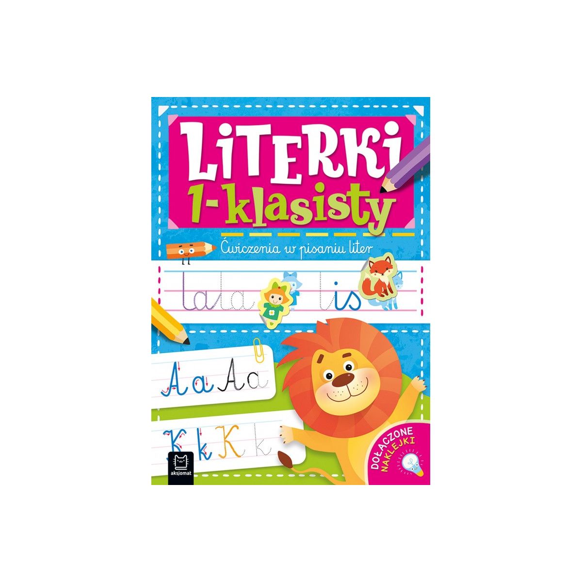 Książka dla dzieci Literki 1-klasisty. Ćwiczenia w pisaniu liter