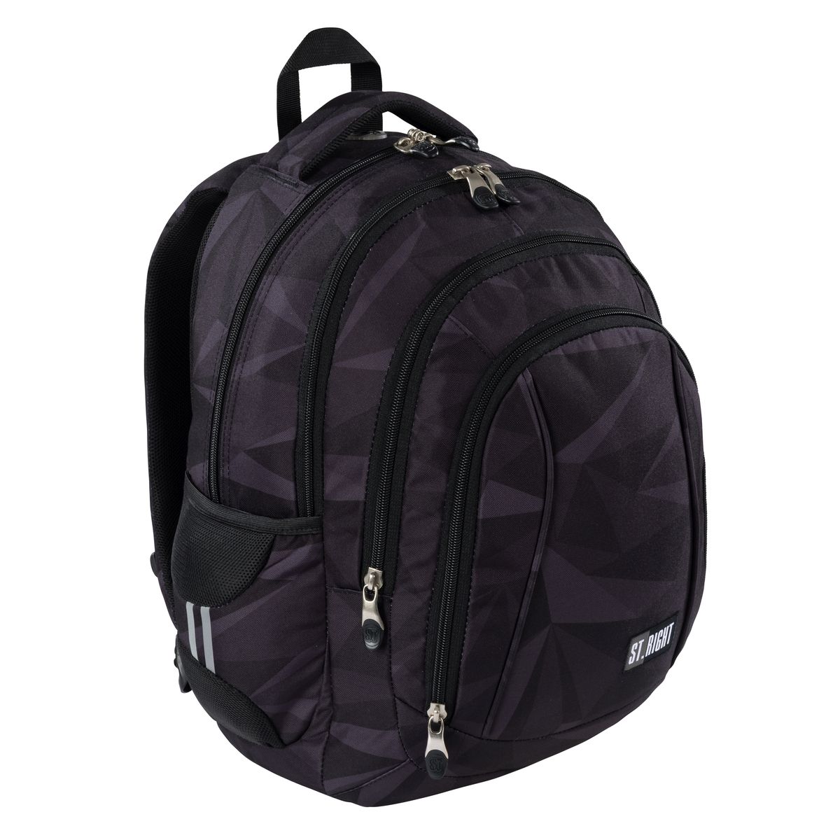 Plecak GEOMETRIC GREY 5903235673511 4-KOMORY St.Right (BP-04)