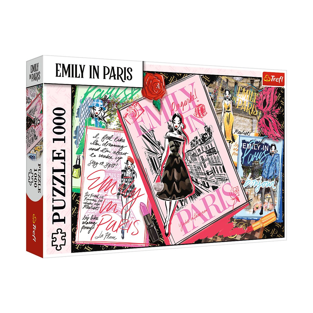 Puzzle Emili W Paryżu Magazyn Mody_ 1000 el. Trefl (10966)