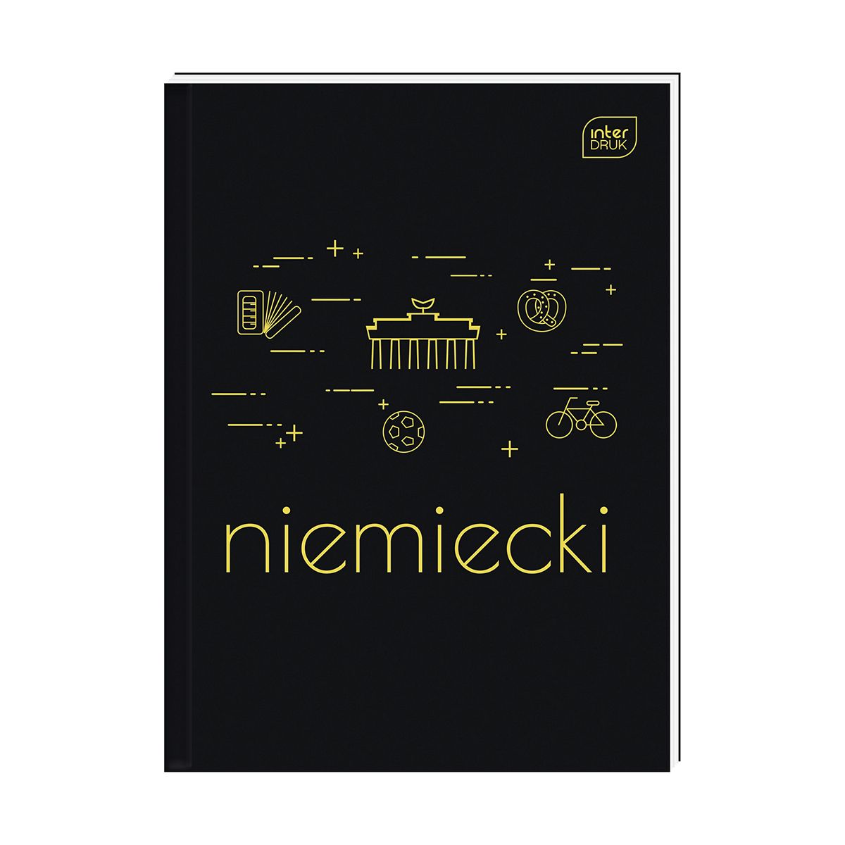 Brulion NIEMIECKI A5 80k. 70g krata Interdruk