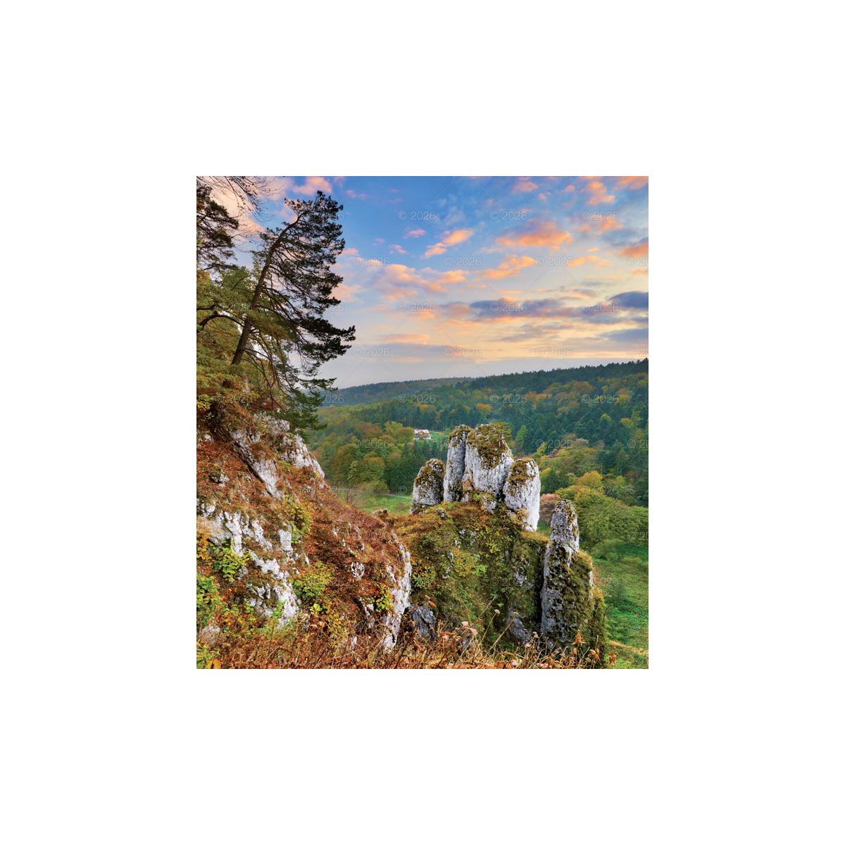 Kalendarz ścienny MAGICZNA POLSKA 13-planszowe 2024 320mm x 470mm Lucrum (RW02)