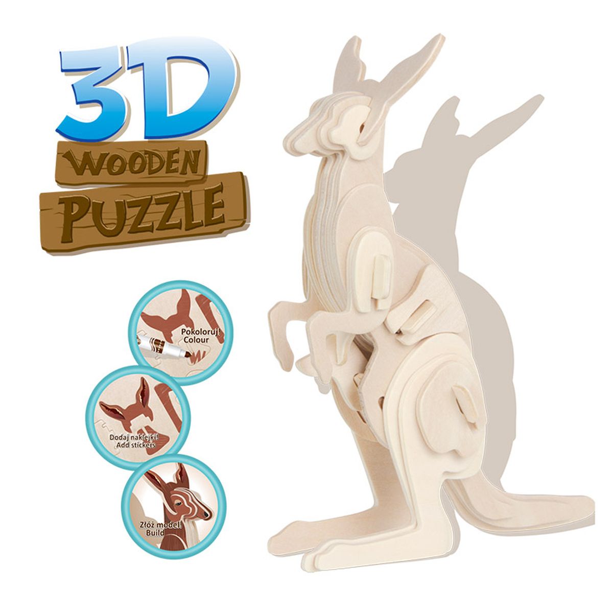 Puzzle Patio Colorino drewniane (32490)