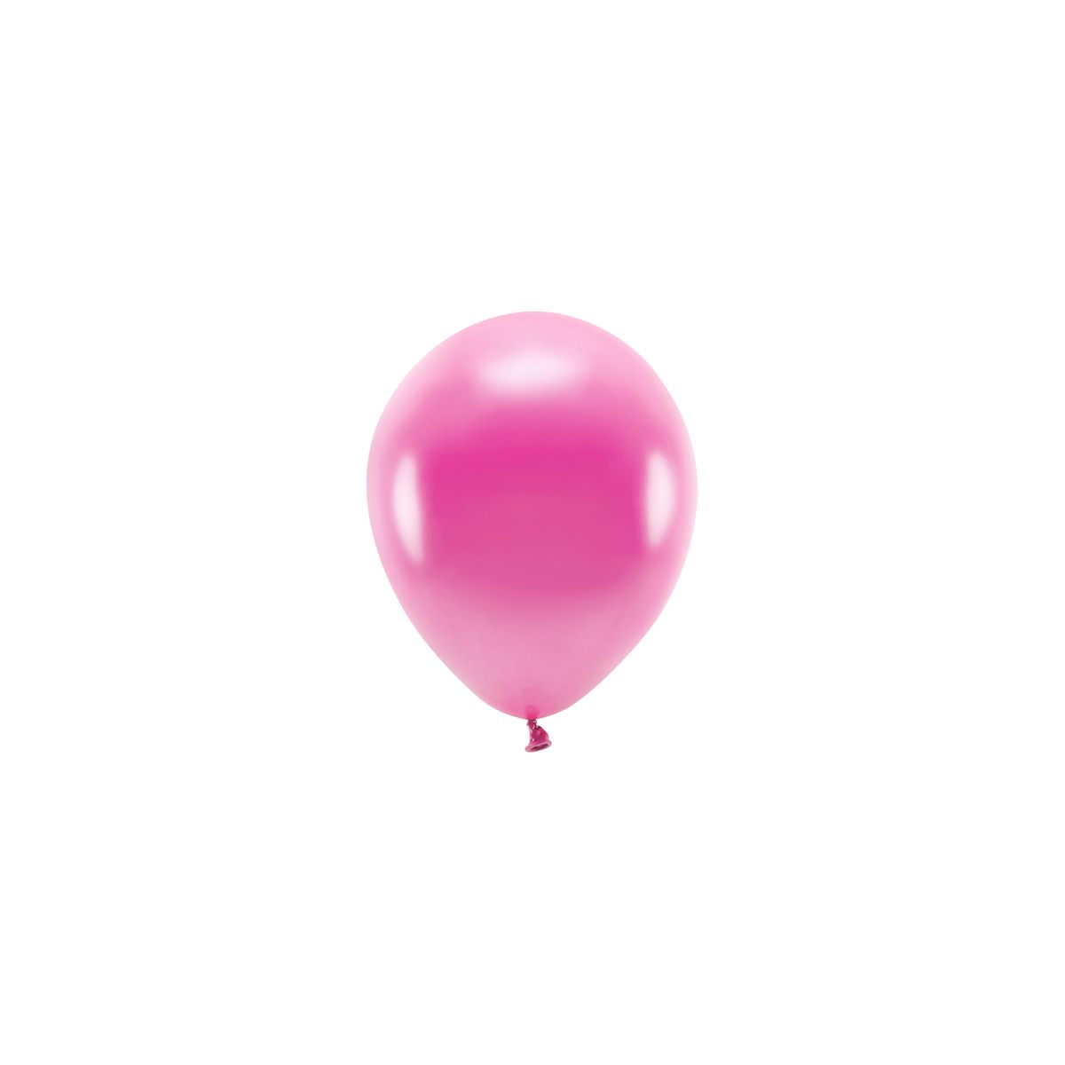 Balon gumowy Partydeco Metalizowane Eco Balloons fuksja 260mm (ECO26M-080)