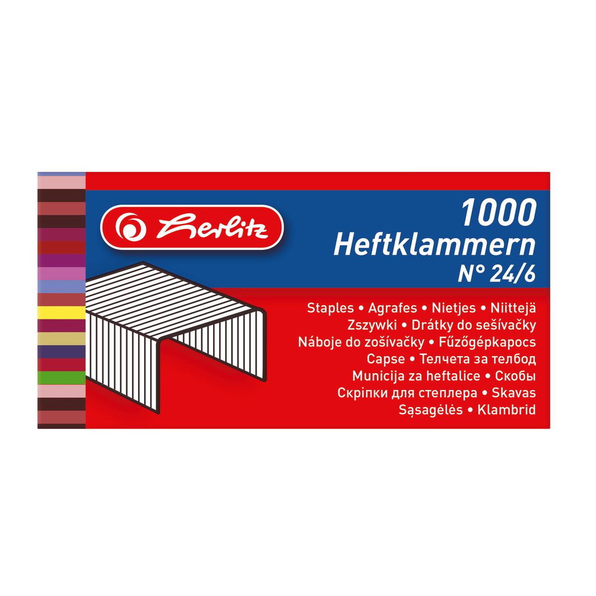 Zszywki 24/6 Herlitz 1000 szt (8760514)