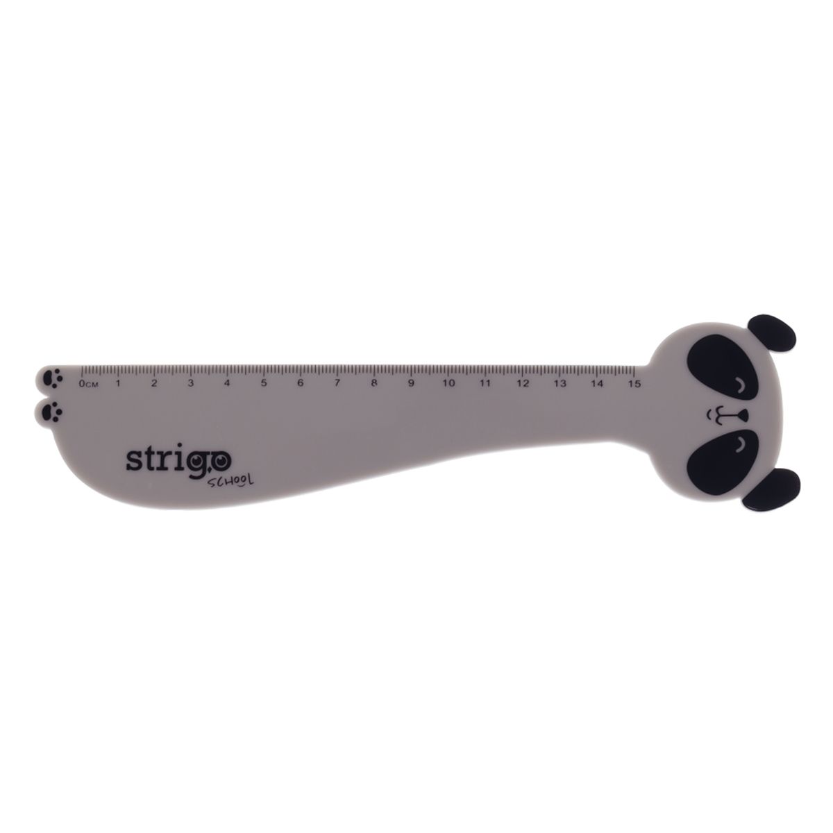 Linijka plastikowa 15 cm PANDA 15cm Strigo (SSC361)